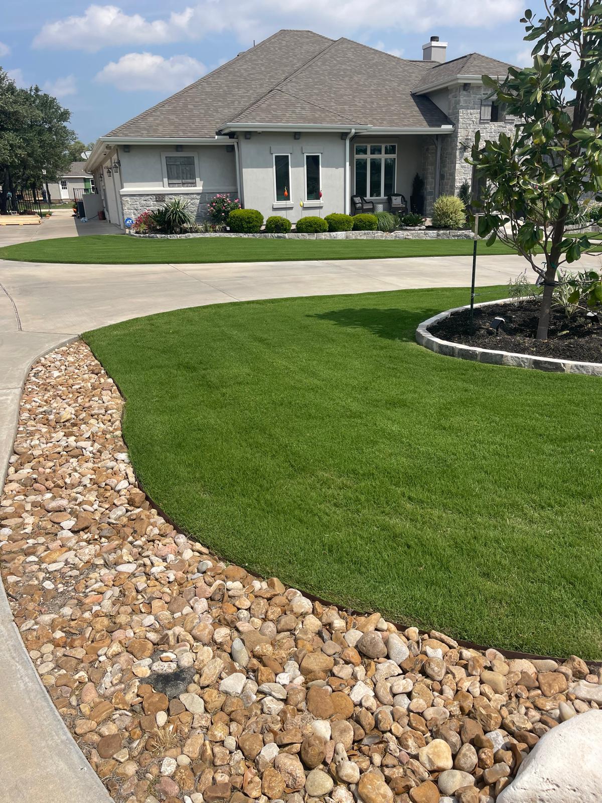 Front yard landscaping